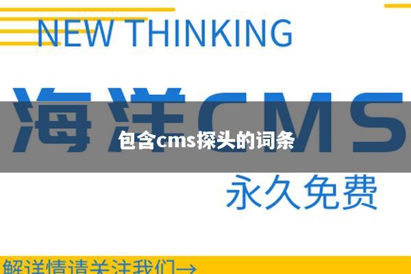 包含cms探头的词条
