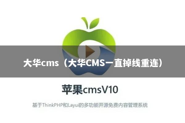 大华cms（大华CMS一直掉线重连）