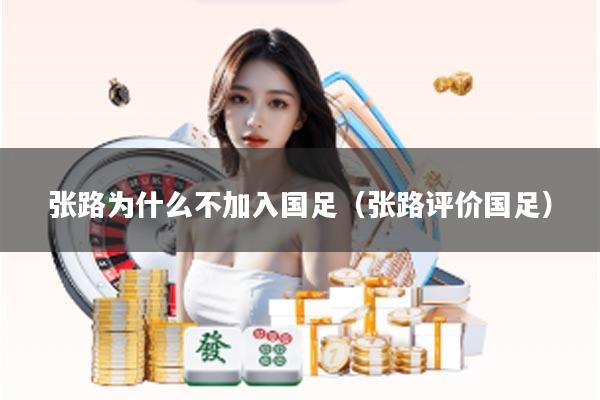 张路为什么不加入国足（张路评价国足）