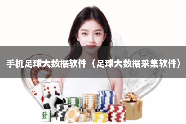 手机足球大数据软件（足球大数据采集软件）