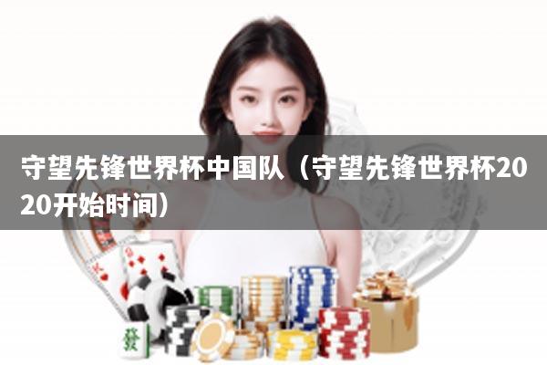 守望先锋世界杯中国队（守望先锋世界杯2020开始时间）